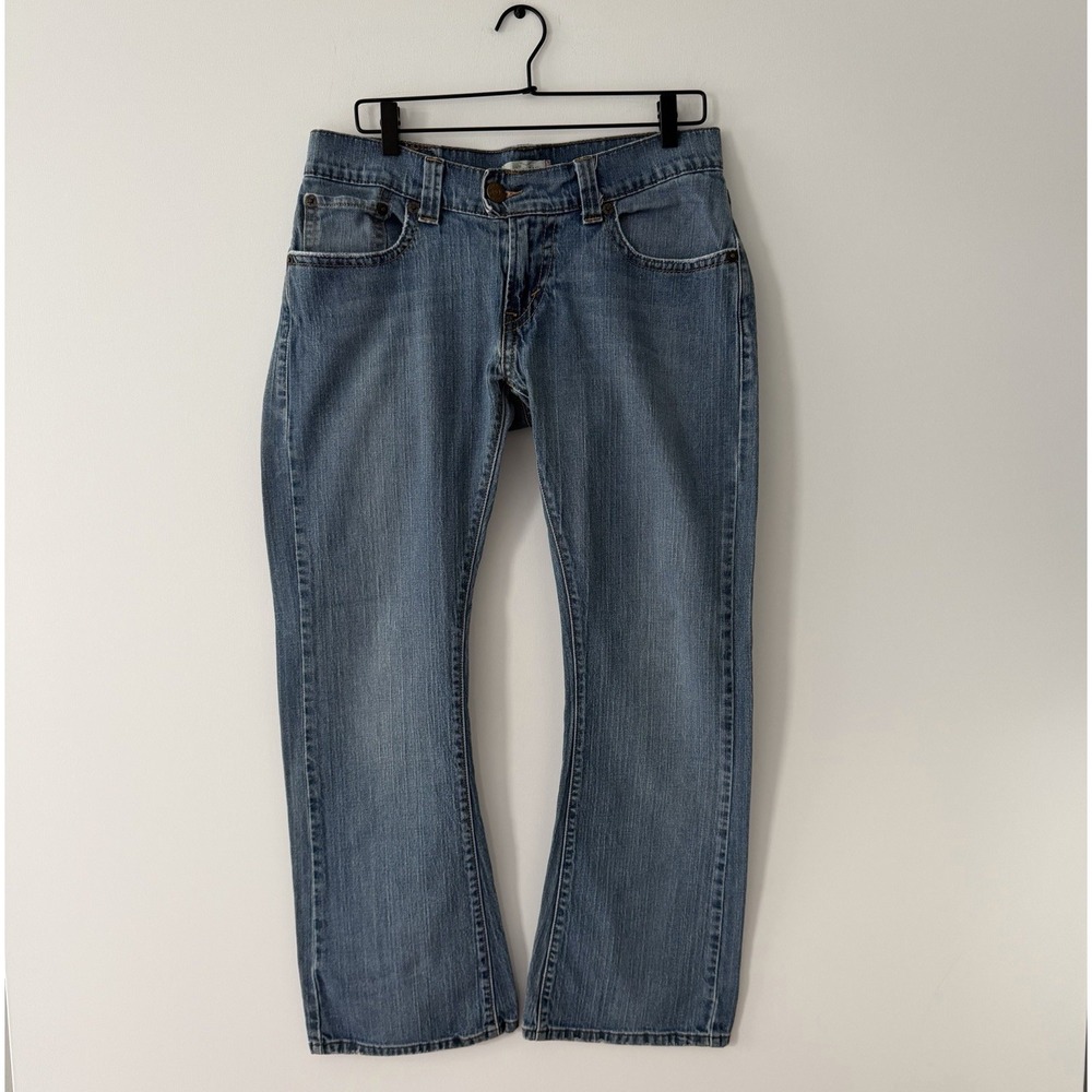 Levis 542 Low Rise Flare Jeans Womens 12 32x30 VTG Y2K Denim Stretch Flap Pocket